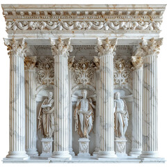 Fototapeta premium facade of ancient buildings 
