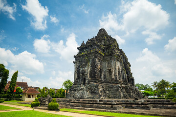 Fototapeta na wymiar Kalasan temple, it is believed as the oldest Buddhist temple in Central Java and Yogyakarta