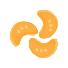 Kue Kacang Cookies Indonesian Traditional Food for Lebaran Idul Fitri Vector Illustration