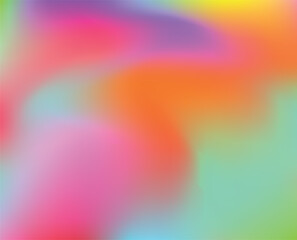 Abstract Blurred colored abstract background. Colorful gradient. Smooth rainbow backdrop. Free Photo to use on Screen, Presentations, Web, and Social Media background.