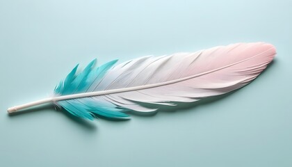 A vibrant background composed of feathers in different colors was created. Ai generate