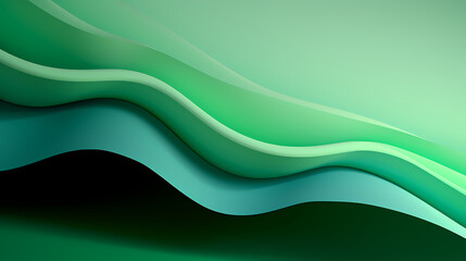 Fototapeta premium Curved surface with copy space, elegant 3D gradient background