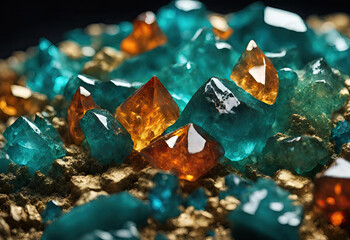 close up of a crystal quartz