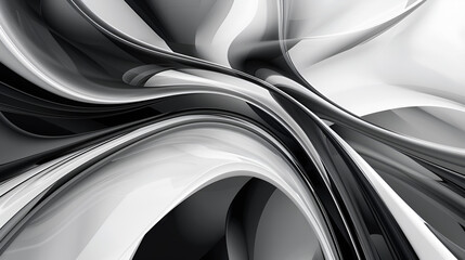 Metallic abstract wavy liquid background. 3d render illustration,abstract illustration with some fine lines in black and white,background,3d
