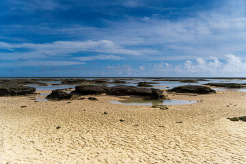 シンリ浜　久米島