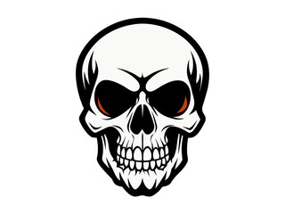 Fototapeta premium black skull.