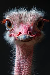 Foto op Plexiglas Close-up of a funny ostrich © Tetiana Kasatkina