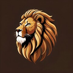 head of lion, lion logo