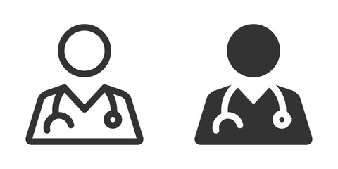 Doctor Icon. Simple Vector Design