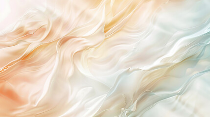 Fluid abstract wallpaper with soft silk fabric texture in pastel colors for artistic backgrounds
