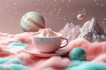 A teacup an alien - 755040197