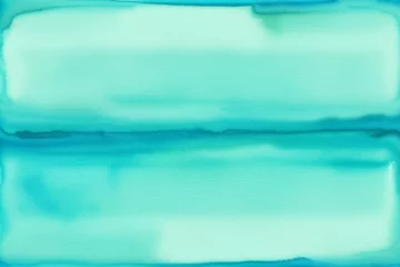 Crédence de cuisine en verre imprimé Corail vert Abstract watercolor paint by teal blue and green color liquid fluid texture background