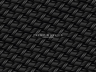 Black metal texture steel background. Perforated metal sheet.