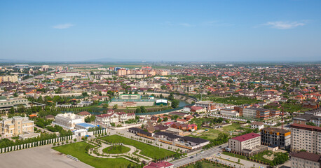 Panoramic view of Grozny