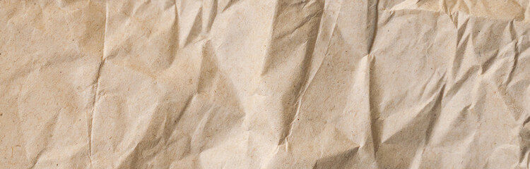 crumpled brown paper. texture or background