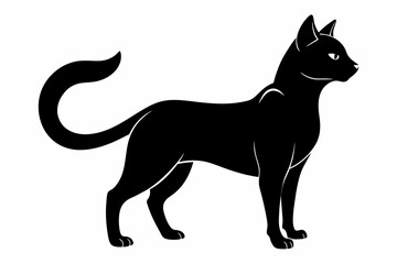 cat silhouette  and svg file