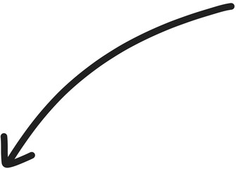 Black arrow element 