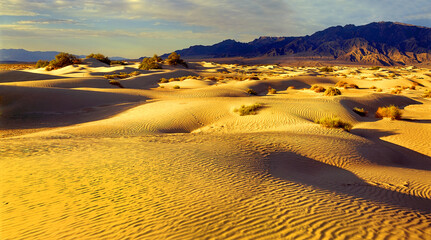 Sand Dunes in Death Valley National Park , California, USA