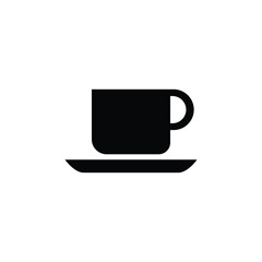 Cup and saucer icon. Drink symbol modern, simple, vector, icon for website design, mobile app, ui. Vector Illustration