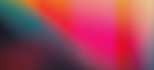 colorful  red black pink blue grainy gradient background abstract poster design noise texture copy space