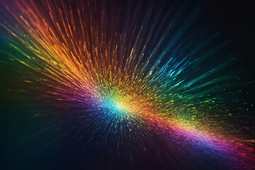 abstract colorful background with rays Diffraction Overlays