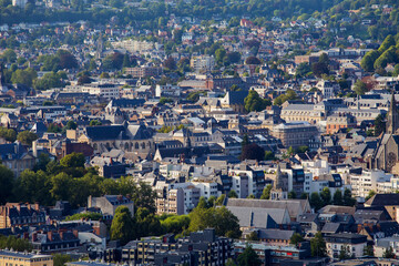 Fototapeta na wymiar Aerial View of city Rouen, France