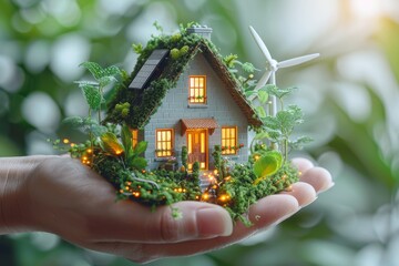 Optimizing Residential Spaces with Smart Home Technologies: A Guide to Integrating Sustainable Energy Solutions for Enhanced Living - obrazy, fototapety, plakaty