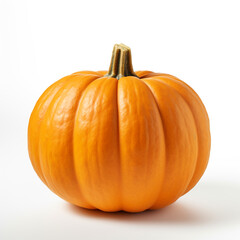 Obraz premium pumpkin on a white background сreated with Generative Ai