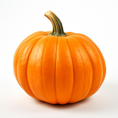 Fototapeta premium pumpkin on a white background сreated with Generative Ai