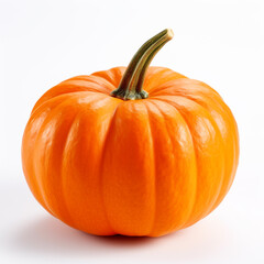 pumpkin on a white background сreated with Generative Ai