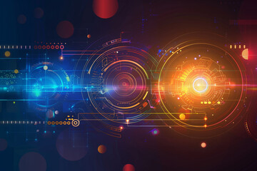 abstract technology communication concept vector background