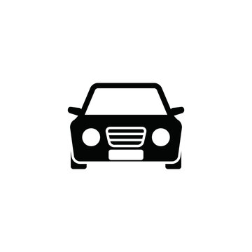Icon set, Vector silhouette of two cars, illustration vector style,