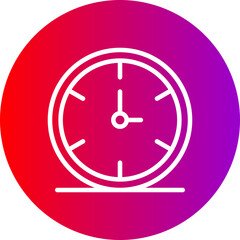 5G line circle icon