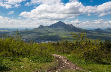 Fototapeta premium Panoramic view of Beshtau