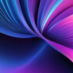 Fototapeta premium 3D background with smooth silky shapes