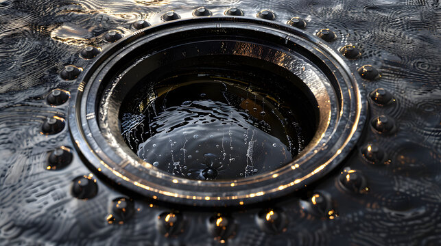 a rotating clock and gears with a black background, in the style of hyper-realistic water, mirror rooms, rendered in unreal engine, kodak gold, alien worlds, photorealistic detail