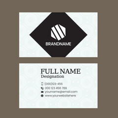 business card template