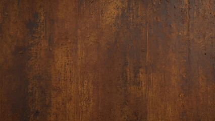 Exploring Marvels of Textural Intricacies: Grunge & Rust Iron Texture, Embraced by Rust & Oxidized Metal Background, Depicting Old Metal Iron Panel in Landscape with Gold Brown Color & Corrosion.
