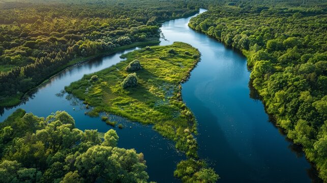 The tranquil beauty of a natural reserve