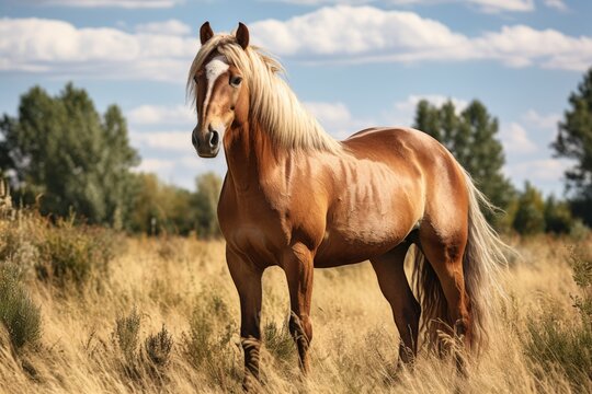 Tranquil Equine Moment Isolated on Transparent Background