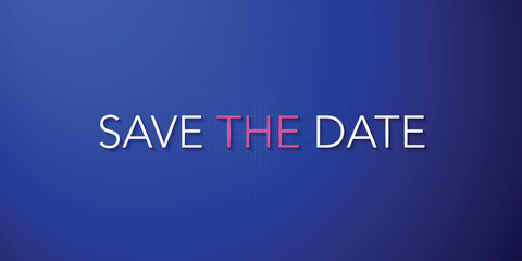 save the date Modern stamp message design. Can be used for business, marketing and advertising. logo graphic design of event summit made for Technology and upcoming events