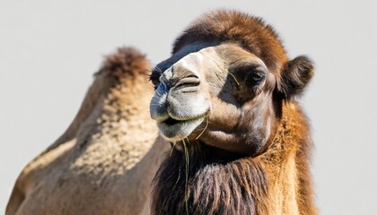 bactrian camel camelus bactrianus png isolated on transparent background
