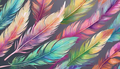 Fototapeta na wymiar soft feathers background illustration
