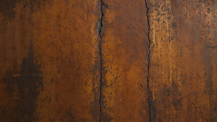 Exploring Textural Intricacies: Grunge & Rust Iron Texture, Rust & Oxidized Metal Background, Old Metal Panel, Gold Brown Color & Corrosion.