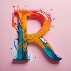 alphabet of splashes