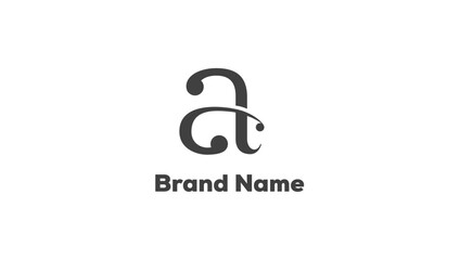 Letter A interior architect beauty fashion vector logo template