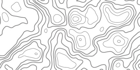 Abstract seamless pattern with lines. Topographic map contours