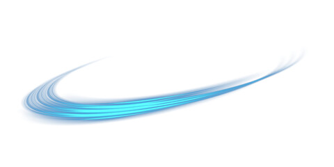 Obraz premium Abstract light lines of movement and speed. Light blue ellipse. Brilliant galaxy. Glowing podium. Space tunnel. Light everyday glowing effect. semicircular wave, light vortex wake. Bright spiral. PNG.