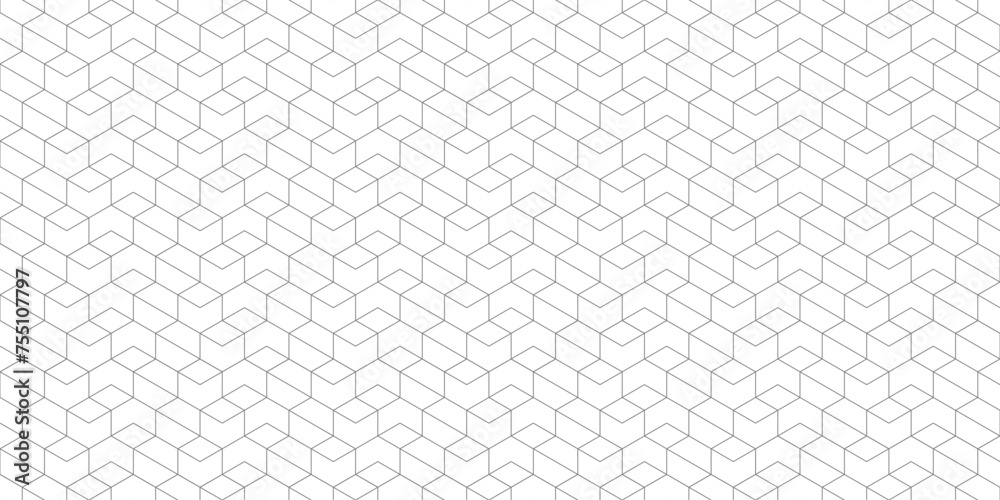 Wall mural abstract vector background with a seamless pattern of simple geometric shapes. graphic design elemen