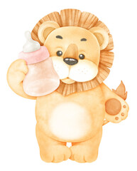 Fototapeta premium baby lion